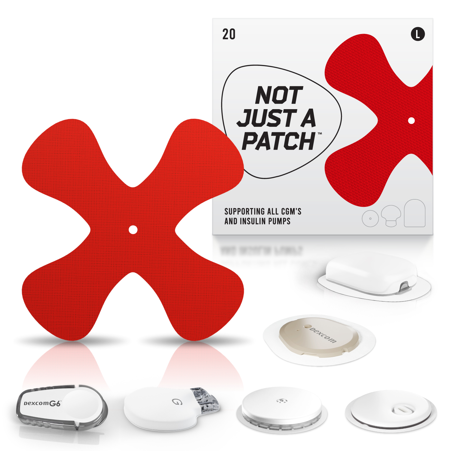 NJaP X-Patch All Devices - Red